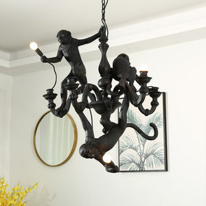 Monkeys Chandelier Luxurious Ceiling Lamp-Ceiling Chandelier