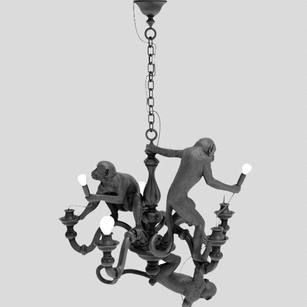 Monkeys Chandelier Luxurious Ceiling Lamp-Ceiling Chandelier