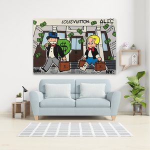 Monopoly's Millionaire & Richie Canvas Wall Art-Wall Posters
