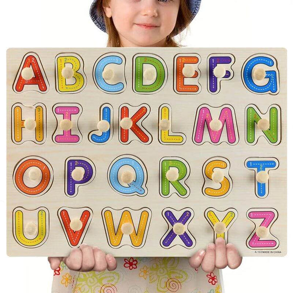 Montessori Wooden Puzzles Jigsaw Baby Educational Board-Wooden Puzzles