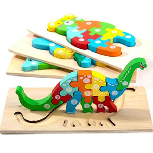 Montessori Wooden Toddler Puzzles for Kids Montessori-Wooden Puzzles