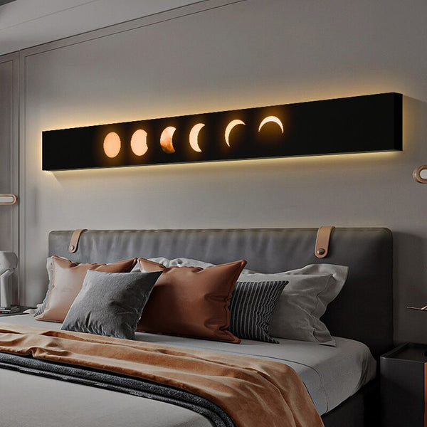 Moon Eclipse LED Wall Lght: Stylish & Energy-Efficient Lighting-LED Wall Art