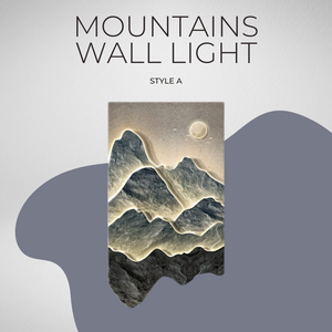 Mountains Wall Light - Perfect Mountains Wall Light-LED Wall Art