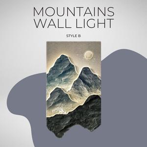 Mountains Wall Light - Perfect Mountains Wall Light-LED Wall Art