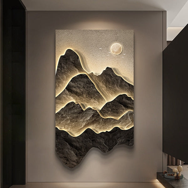 Mountains Wall Light - Perfect Mountains Wall Light-LED Wall Art