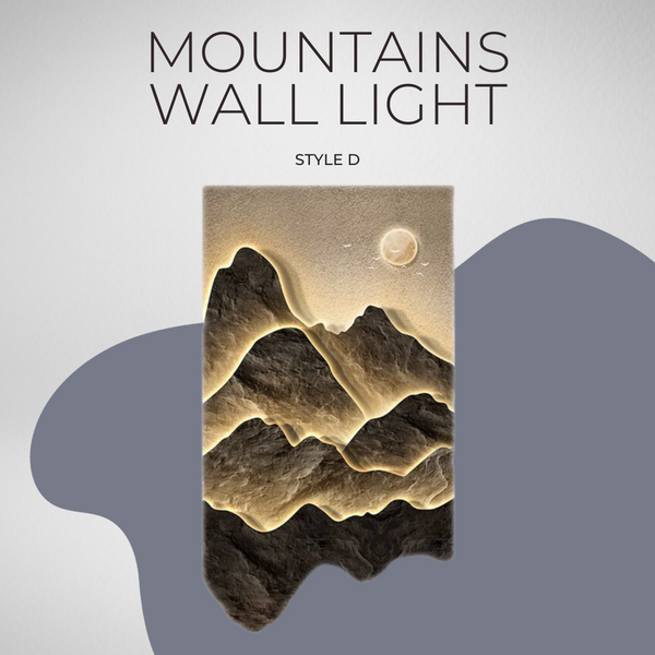 Mountains Wall Light - Perfect Mountains Wall Light-LED Wall Art