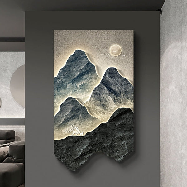 Mountains Wall Light - Perfect Mountains Wall Light-LED Wall Art