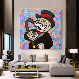 Mr Monopoly Cash Flow Art: Unlock Your Financial Success-Wall Posters