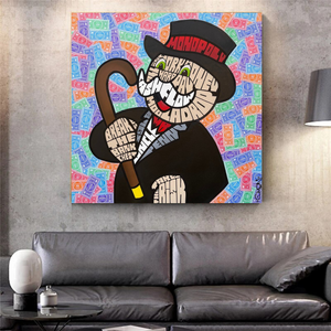 Mr Monopoly Cash Flow Art: Unlock Your Financial Success-Wall Posters