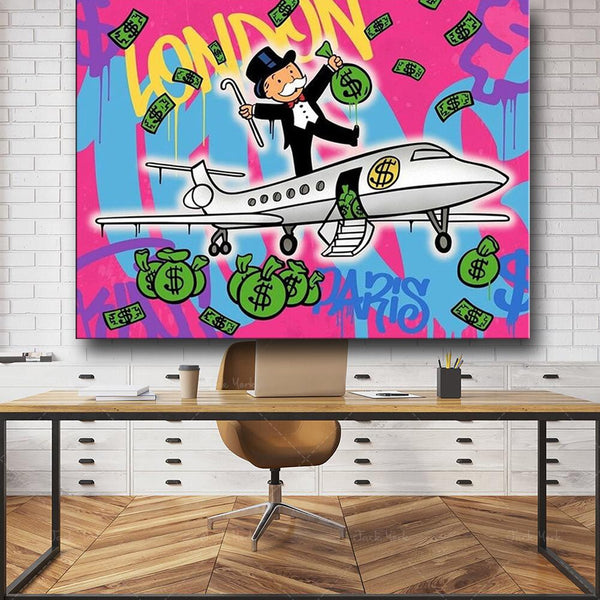 Mr Monopoly London Poster - Authentic Collectible Art-Wall Posters