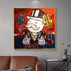 Mr Monopoly Millionaire Poster - Limited Edition Art Print-Wall Posters