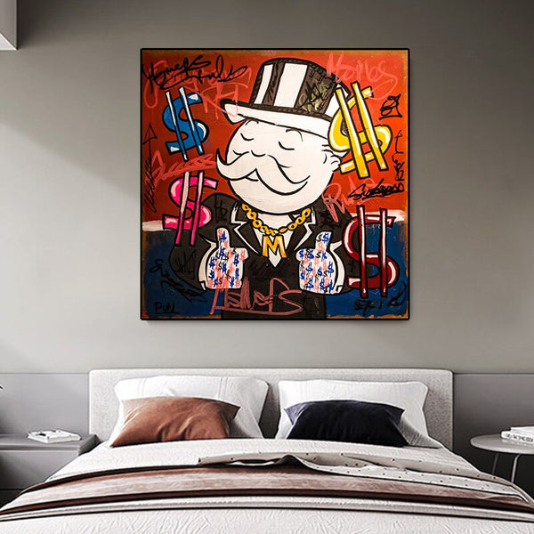 Mr Monopoly Millionaire Poster - Limited Edition Art Print-Wall Posters