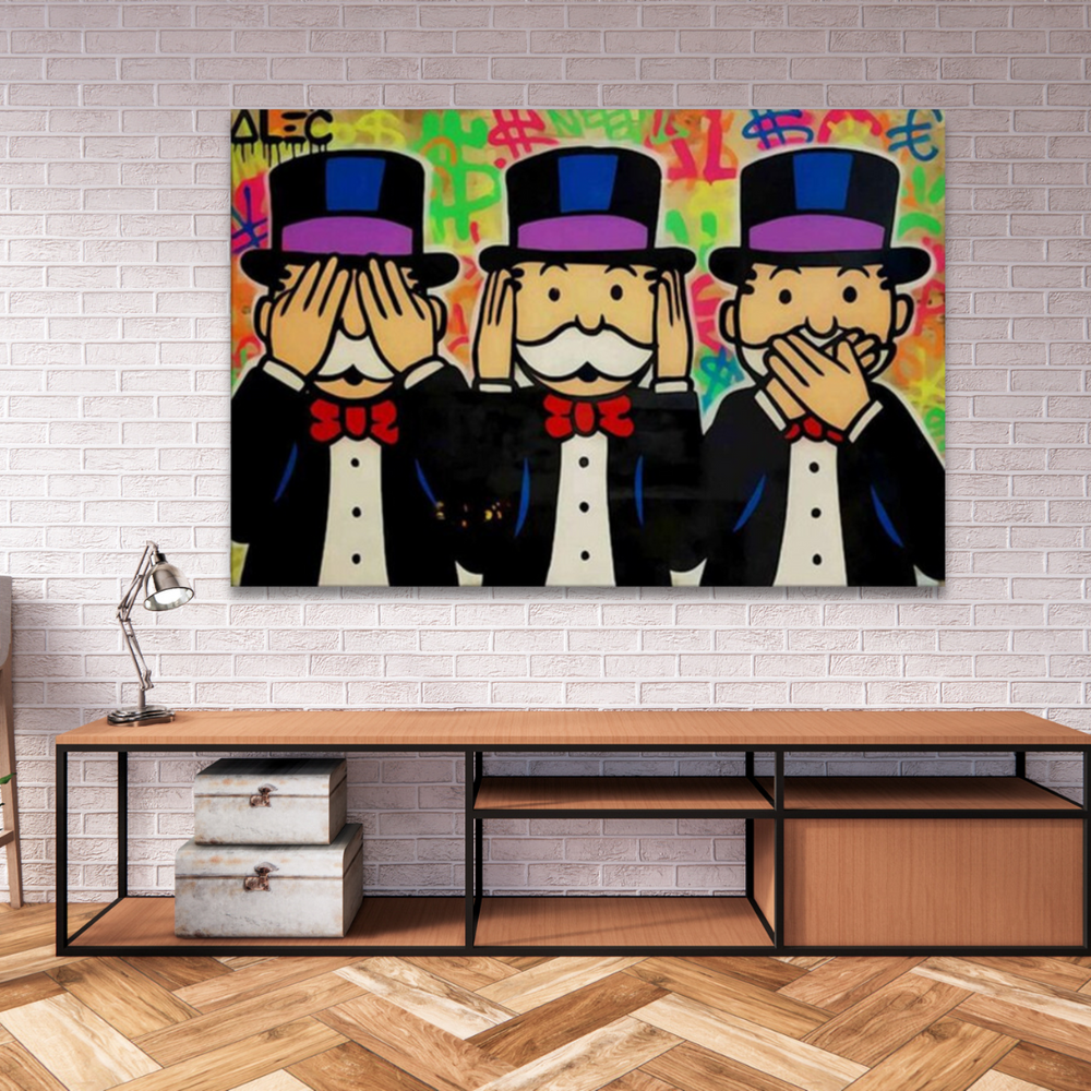 Mr Monopoly See No Evil Art: An Exclusive Collection-Wall Posters