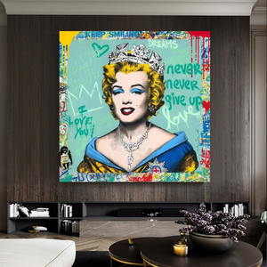 Never Never Giveup Marilyn Poster - Embolden Your Courage-Wall Posters