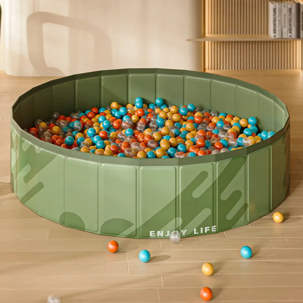 Non-Inflatable Ocean Ball Pool – Indoor Playroom Pool for Toddlers Kids-Playpen and Ball Pits