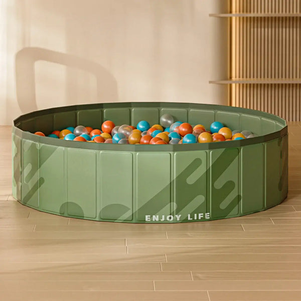 Non-Inflatable Ocean Ball Pool – Indoor Playroom Pool for Toddlers Kids-Playpen and Ball Pits