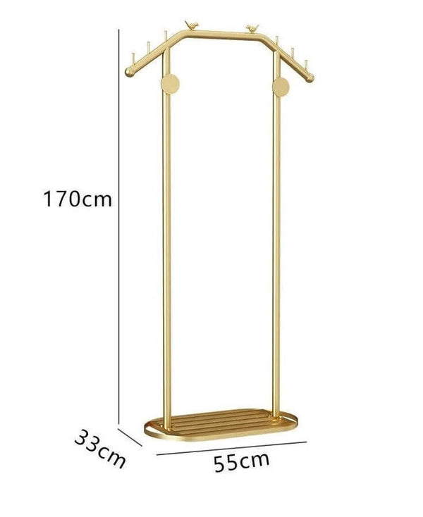 Nordic Floor Standing Coat Rack Organiser-Drying Racks & Hangers