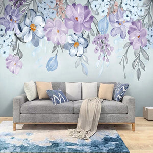 Nordic Flower Wallpaper for Home Wall Decor-Flower & Leaf Wallpaper