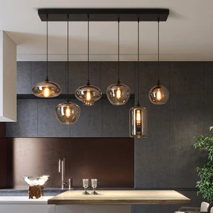 Nordic Glass LED Pendant Lights: Stylish Illumination-Pendant Lights
