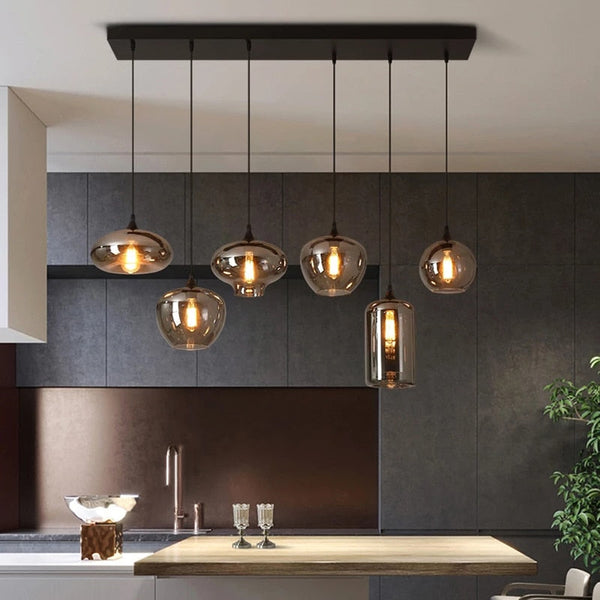 Nordic Glass LED Pendant Lights: Stylish Illumination-Pendant Lights