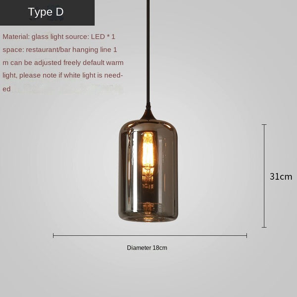 Nordic Glass LED Pendant Lights: Stylish Illumination-Pendant Lights