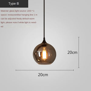 Nordic Glass LED Pendant Lights: Stylish Illumination-Pendant Lights