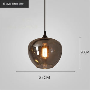 Nordic Glass LED Pendant Lights: Stylish Illumination-Pendant Lights