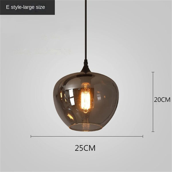 Nordic Glass LED Pendant Lights: Stylish Illumination-Pendant Lights