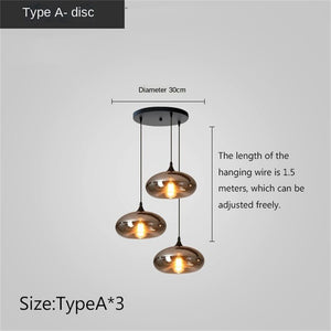 Nordic Glass LED Pendant Lights: Stylish Illumination-Pendant Lights