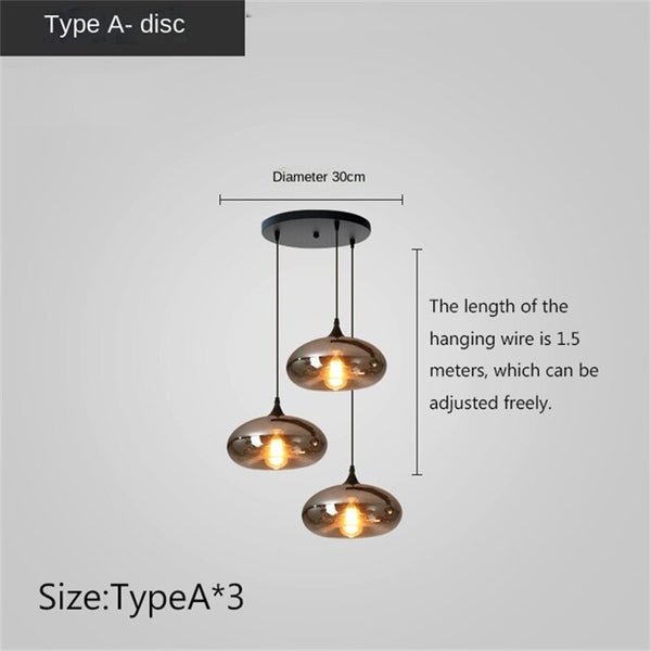 Nordic Glass LED Pendant Lights: Stylish Illumination-Pendant Lights