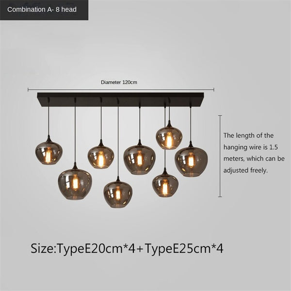 Nordic Glass LED Pendant Lights: Stylish Illumination-Pendant Lights