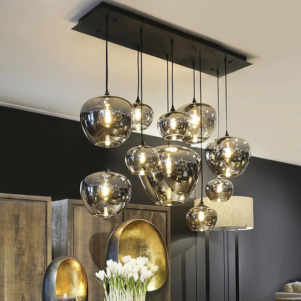 Nordic Glass LED Pendant Lights: Stylish Illumination-Pendant Lights