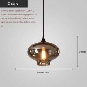 Nordic Glass LED Pendant Lights: Stylish Illumination-Pendant Lights