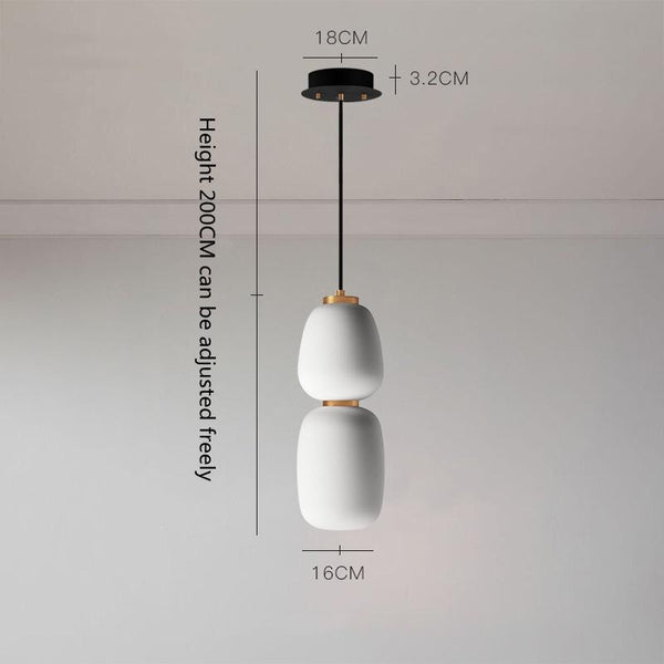 Nordic Glass Pendant Light: Exquisite Lighting Fixture-Pendant Lights