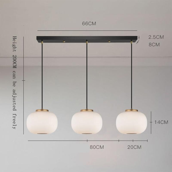 Nordic Glass Pendant Light: Exquisite Lighting Fixture-Pendant Lights