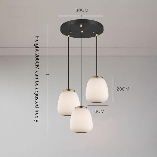 Nordic Glass Pendant Light: Exquisite Lighting Fixture-Pendant Lights