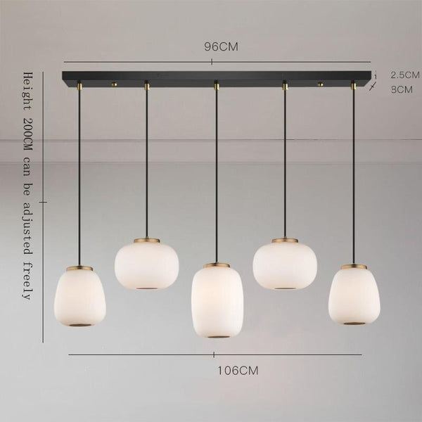 Nordic Glass Pendant Light: Exquisite Lighting Fixture-Pendant Lights