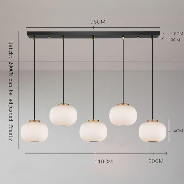 Nordic Glass Pendant Light: Exquisite Lighting Fixture-Pendant Lights