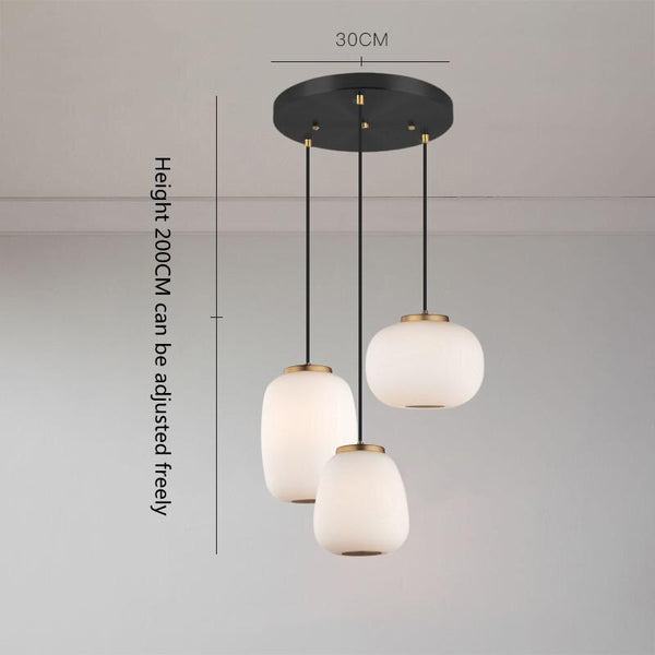 Nordic Glass Pendant Light: Exquisite Lighting Fixture-Pendant Lights
