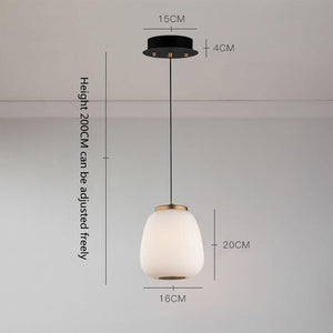 Nordic Glass Pendant Light: Exquisite Lighting Fixture-Pendant Lights