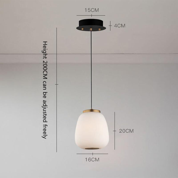 Nordic Glass Pendant Light: Exquisite Lighting Fixture-Pendant Lights