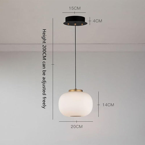 Nordic Glass Pendant Light: Exquisite Lighting Fixture-Pendant Lights