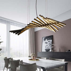Nordic LED Chandelier - BlackWhite Pendant Office Lighting-Kitchen Island