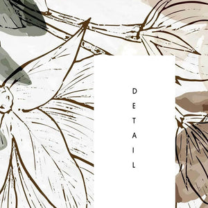 Nordic Leaf Butterfly Flower Wallpaper for Home Wall Decor-Flower & Leaf Wallpaper