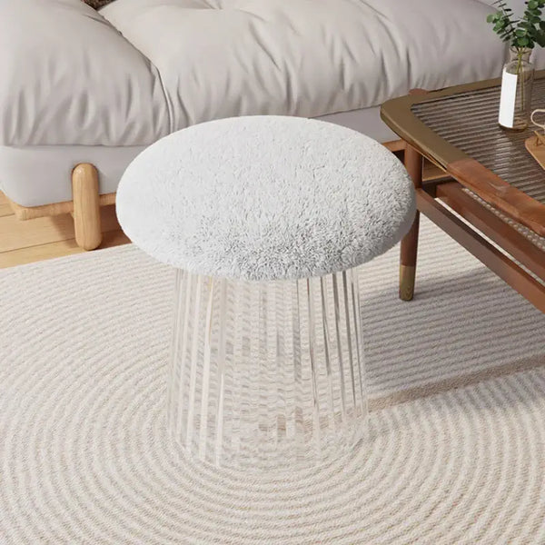 Nordic Mushroom Acrylic Stool-Foot Stools