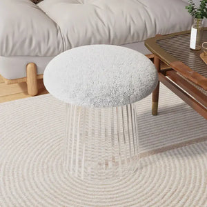 Nordic Mushroom Acrylic Stool-Foot Stools