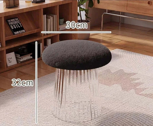 Nordic Mushroom Acrylic Stool-Foot Stools