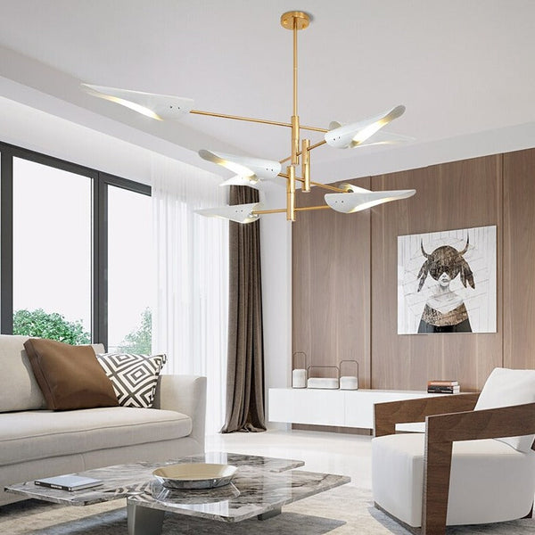 Nordic Pendant Chandelier: Stylish Lighting Fixture-Ceiling Chandelier