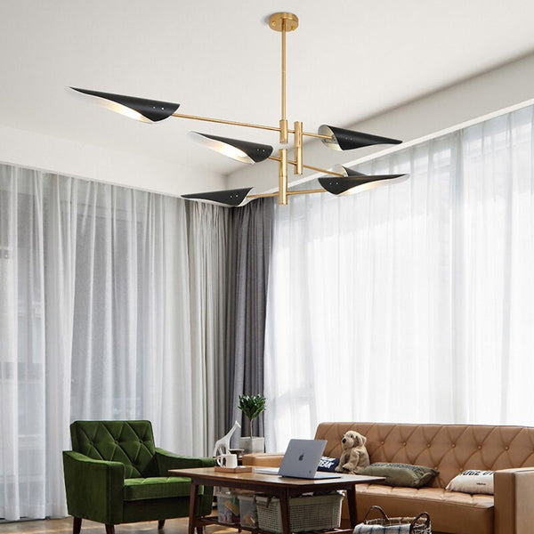 Nordic Pendant Chandelier: Stylish Lighting Fixture-Ceiling Chandelier