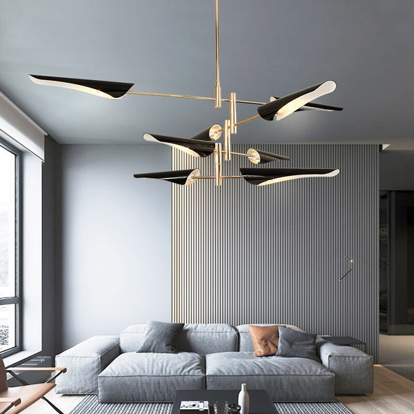 Nordic Pendant Chandelier: Stylish Lighting Fixture-Ceiling Chandelier